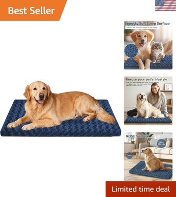 All-Season Reversible Dog Bed for Large Breeds - Lightweight & Machine Washable