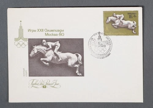 MayfairStamps Russia FDC 1977 Moscow Olympics Equestrian First Day Cover aax_088
