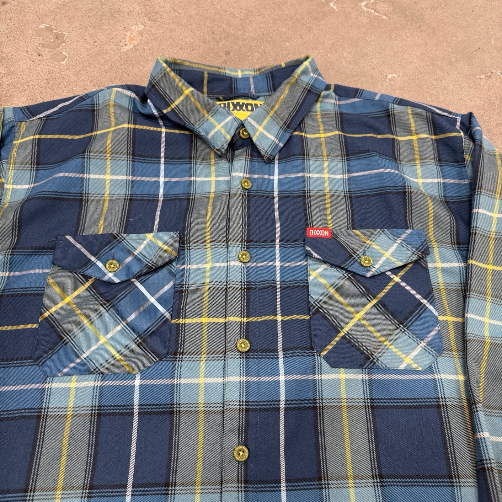 DIXXON THE COMPLEX WORKWEAR BUTTON UP FLANNEL COL… - image 2