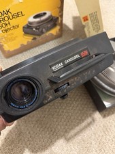 Vintage Kodak Carousel 650H Slide Projector/tray Original Box  Manual w/remote