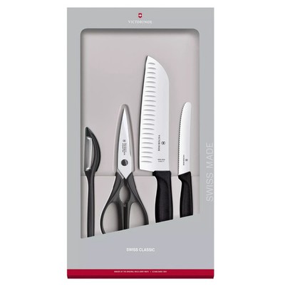 Victorinox Swiss Classic Küchengarnitur in Geschenkverpackung 4-teilig 6.7133.4G