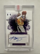 2019-20 Panini Impeccable Kobe Bryant Auto 8/15 Jersey Number One Of One Sealed