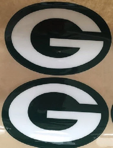 Green Ba Football Helmet Decal Sets.. Bumpers - Full Size Sets or Sides Only - Image 3 of 3