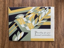 1932 Cadillac Gallery of Masterpieces Brochure Classic Cars w/ Art Deco Design