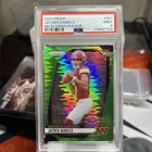 2024 Panini Prizm - Rookies Jayden Daniels #347 PSA 9 Neon Green Pulsar Prizm