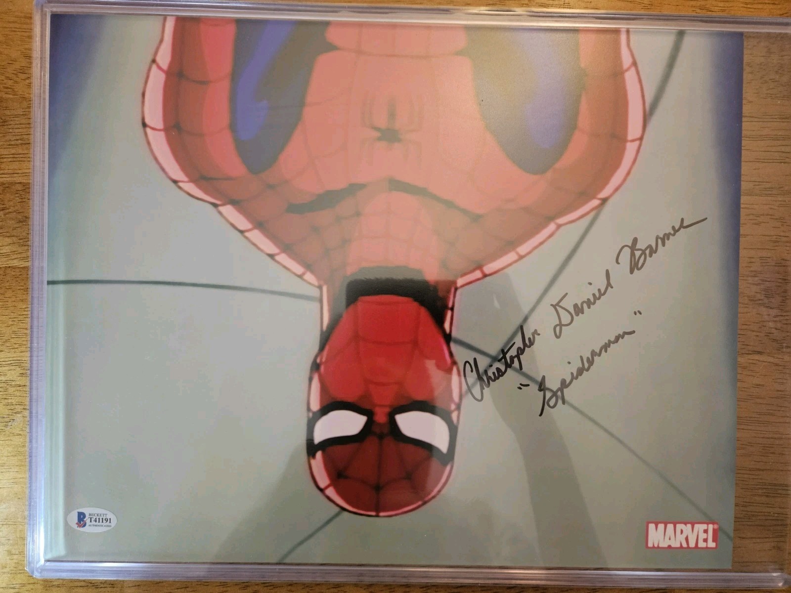 Póster 11x14 Signer Spideman - Autenticado por Christopher Daniel Barnes