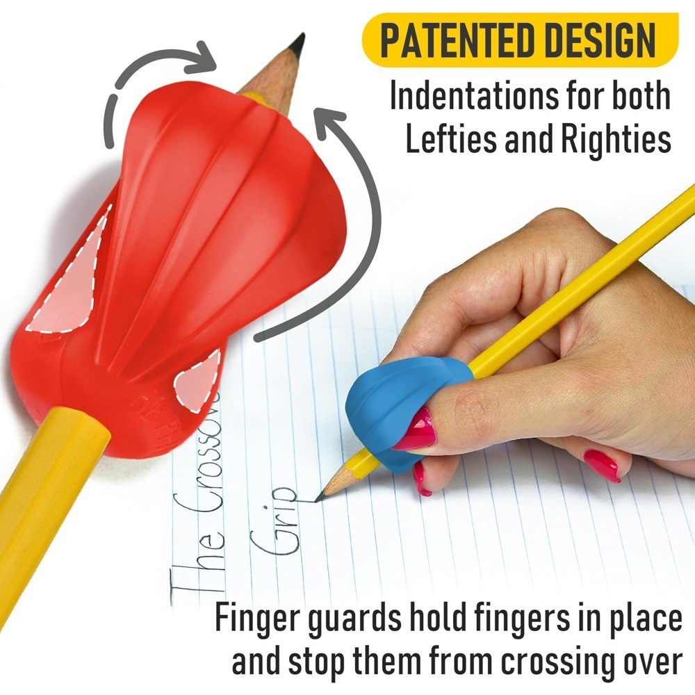 Pencil Grips for Kids and Adults Ergonomic Writing Aid Training Tool for