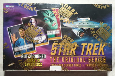 STAR TREK Original Series Season 3 - Factory Sealed Trading Cards Box   1998 Sky