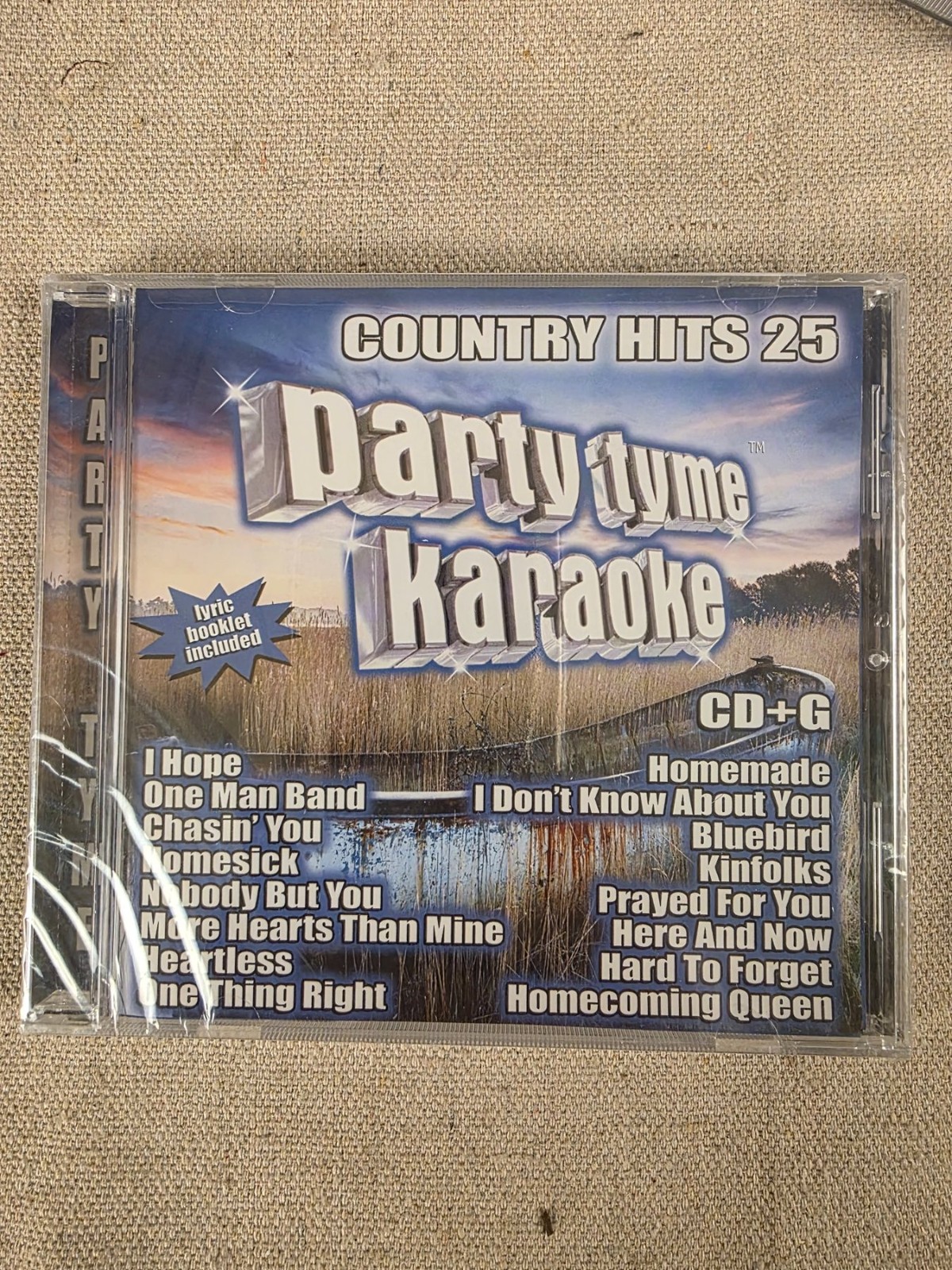 Party Tyme Karaoke Country Hits 25 CD+G Karaoke Album