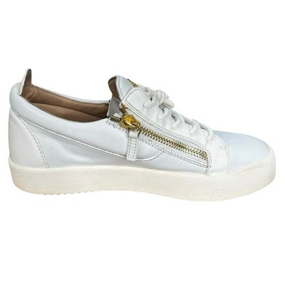 Giuseppe Zanotti Men s Frankie White Low Sneakers Size 42 US 9