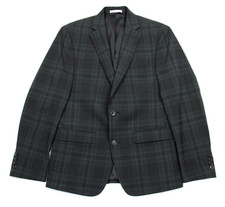 Bar Iii Blazer Mens 36 S Black Plaid Slim Fit Wool Blend Stretch Sport Coat Bar Iii Blazer Mens 36 S Black Plaid Slim Fit Wool Blend Stretch Sport Coat