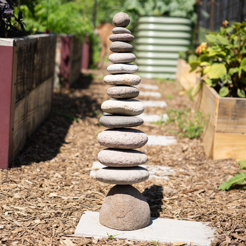 Stacked Stone Cairn - Our Biggest Yet!!