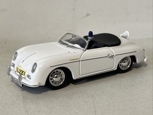 LLEDO VANGUARDS 1:43 PORSCHE 356 CABRIO - AUTOBAHN POLIZEI STUTTGART VA07801 CAR - Picture 2 of 9