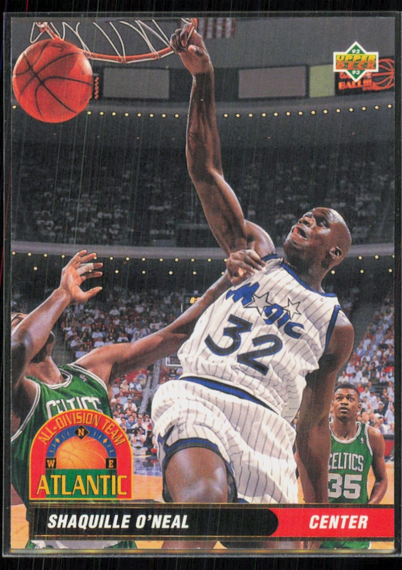 1992-93 Upper Deck All-Division Team Shaquille O'Neal Rookie Orlando Magic #AD1