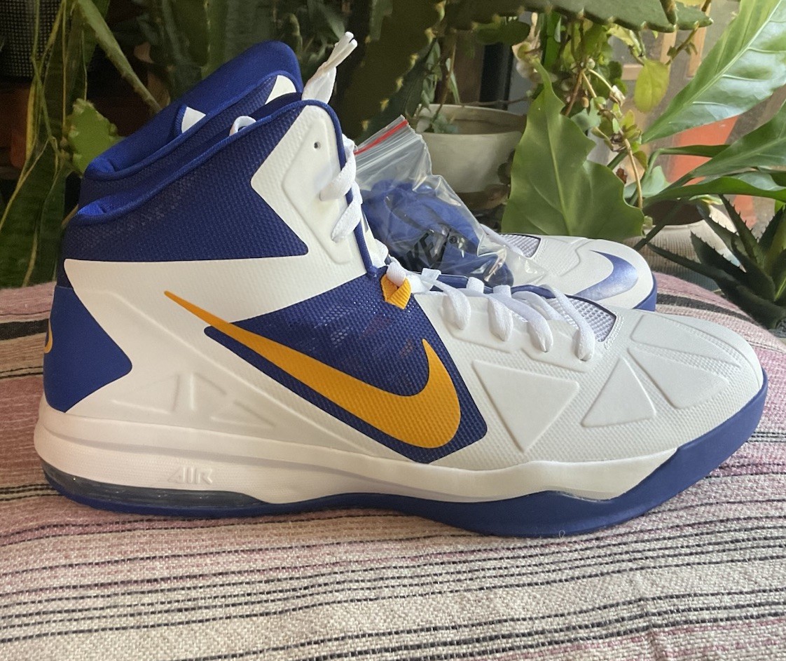 NIKE AIR MAX BODY U JERMAINE O\'NEAL Player Edition GS WARRIORS NWOT Promo Sample Nike Air Max Body U - Jermaine O main image 3