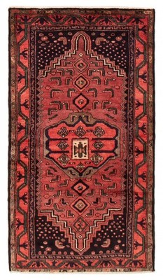 Vintage Hand-Knotted Area Rug 3'8'' x 6'5'' Traditional Oriental Wool Carpet