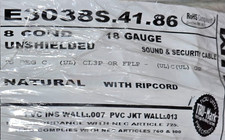 Carol E3038S 18/8C Stranded Control/Communications Cable Plenum CMP White /50ft