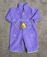 Vintage 90 s Disney Winnie The Pooh Sleep One piece - Girls Size 6-9 Months