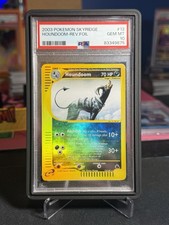 Pokémon Houndoom Reverse Foil Holo Psa 10 Skyridge 12/144 Low Pop on eBay