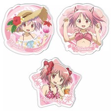 Puella Magi Madoka Magica Madoka Kaname Acrylic Badge Set 2pcs Used