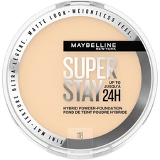 Maybelline Super Stay Up to 24HR Hybrid Powder-Foundation, Medium-to-Full Covera