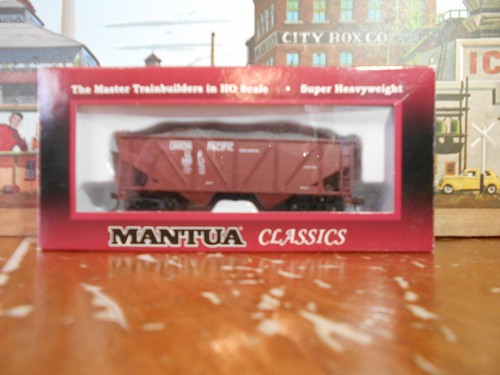Trenes escala HO Mantua Classics Union Pacific dos tolva de bahía #88853 con carga OB | Zustand: Used
