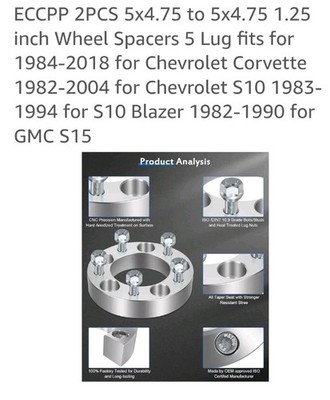 Wheel spacer Eccpp