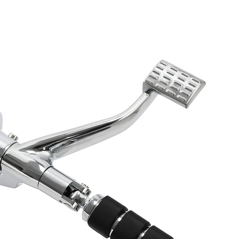Chrome Forward Controls Kit Pegs Levers Linkages For Harley Sportster 883 1200 - Image 3 of 4