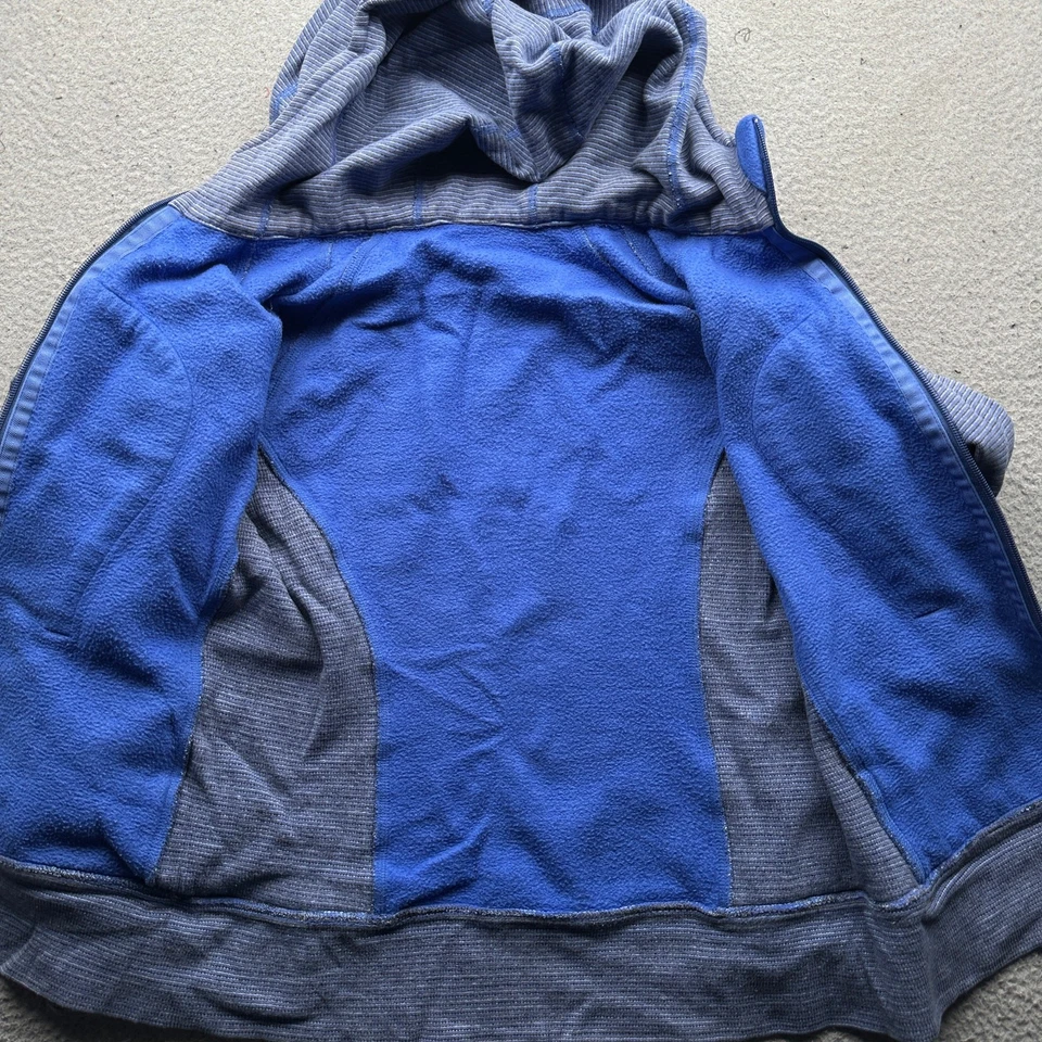 Толстовка с капюшоном женская Lululemon Scuba 8 средний размер Rocksteady градиентная полоса синяя - Изображение 2 из 4