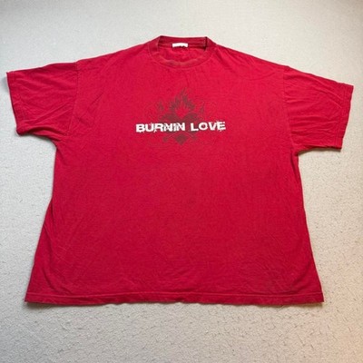 Y2K Burnin Love Heart Graphic T-Shirt