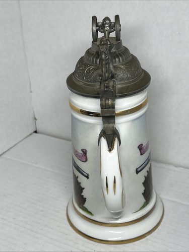 Vintage German Reservist Beer Stein, Bavarian Calvary 1896-1899 - Picture 4 of 10