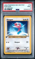 2002 Pokemon 1st Edition Neo Destiny #78 Porygon PSA 9 Trusted Seller! NEW CERT!