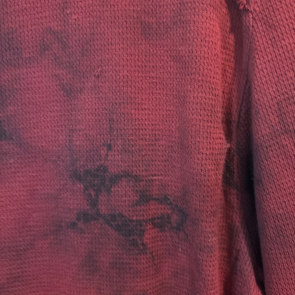 Cuchara Affliction para mujer negra roja manga larga talla grande Foto 4 de 4