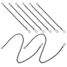  8 Pcs Hook with Chain for Hanging Garden Metal Chains Sign Plants