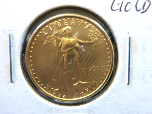 2006 UNITED STATES MINT AMERICAN GOLD EAGLE 1/4 OZ GEM UNC
