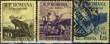 Romania 1954  Month of the Wood/Nature/FOREST, used@ x