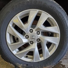 Wheel 17x7 Alloy Twisted Spoke Argent Fits 15-16 Cr-v 1183890