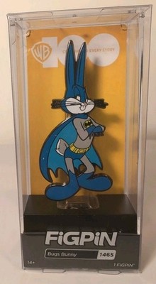 FiGPiN Looney Tunes - Bugs Bunny as Batman (WB 100) #1465 Retired *LOCKED*
