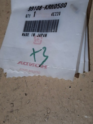 #ad X3 SET OF 3 Honda JET LEAK #50 99108 KRN 0500 oem 99108 KRN0500 NEW $44.99
