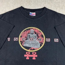 Vintage 2003 Incubus Make Yourself Tour T-Shirt Men's Medium Murina Faded Black