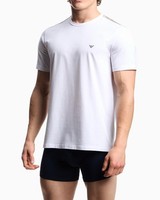 Emporio Armani Crew Neck T-Shirt, Weiß, GrößE L FüR Herren