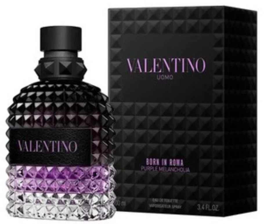 VALENTINO ブラック 香水 2026 NEW Valentino Uomo Born in Roma PURPLE MELANCHOLIA 3.4 oz