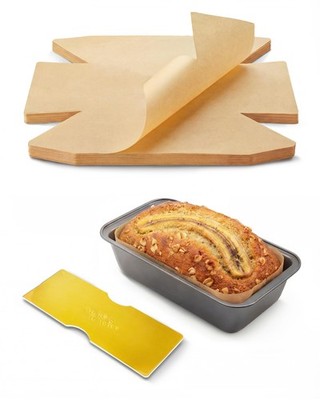 Bake Choice 100 Pcs Loaf Pan Liners for Baking Bread 9x5 9*5 inch, Natural 