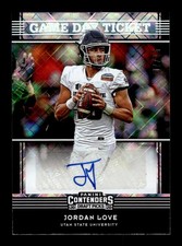 2020 Contenders Draft Picks #22 Jordan Love Game Day Diamond Ticket Auto /15