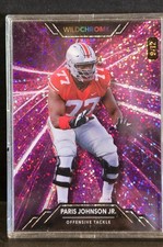 2023 Wild Card #WCL-PR Paris Johnson Jr Wild Chrome Purple SN 9/12