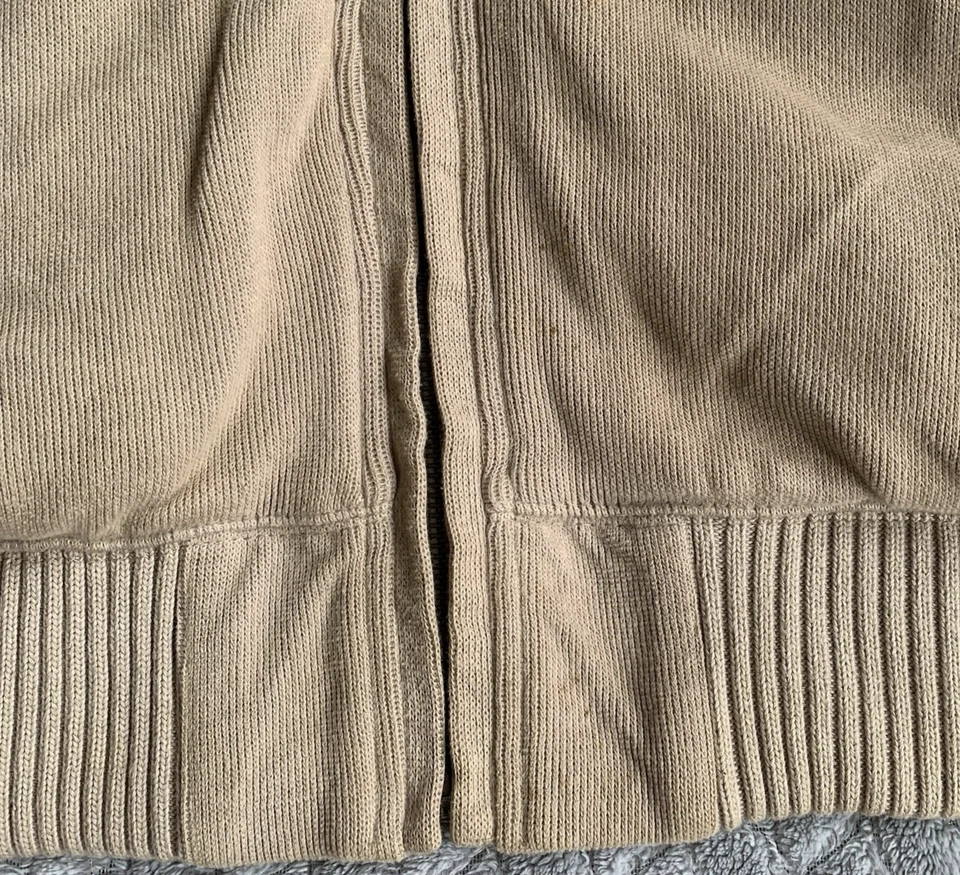 Blue Harbour M&S Beige Sand Fur Style Lining Harrington Jacket Size XL *see desc - Image 3 of 4