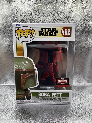 Funko Pop! Vinyl: Star Wars - Boba Fett (Red) (Chrome) - Target (T) (Exclusive)