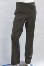 Vintage 90s Women's Check Pants Trousers By A.BYER With Zipper In Back Small