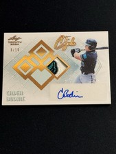 2024 Leaf Trinity Caden Bodine The Cycle Logo Patch Auto, Serial #9/10