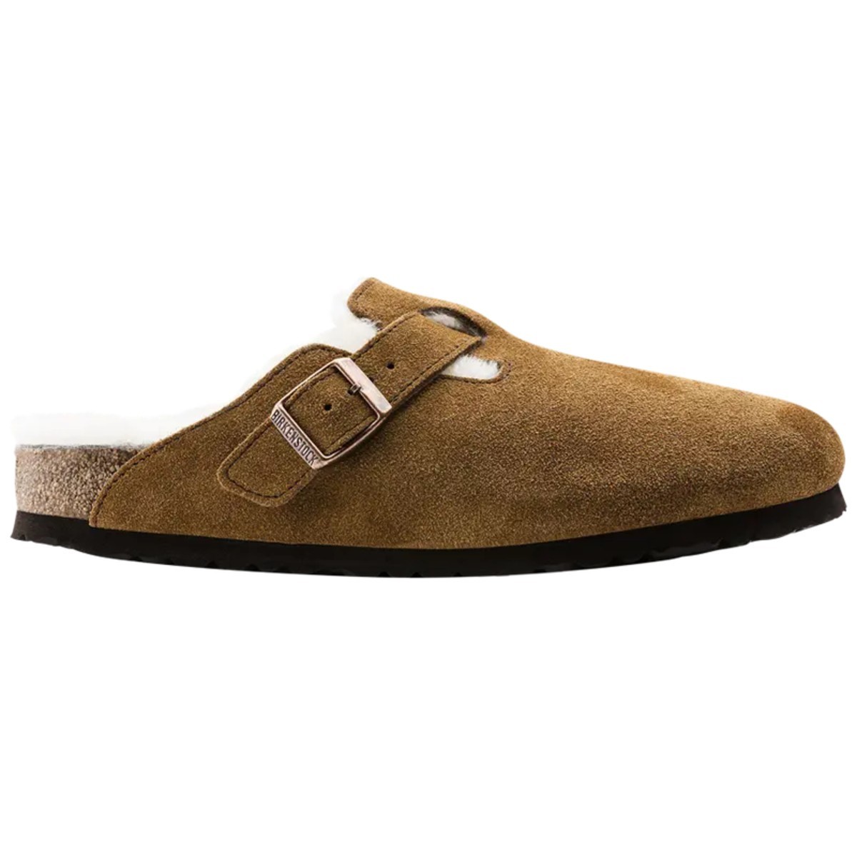 Birkenstock Boston Shearling Suede Mink 1001140 Men's New